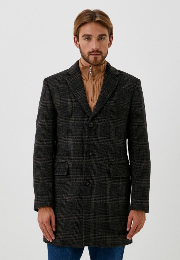 Пальто однобортное Al Franco