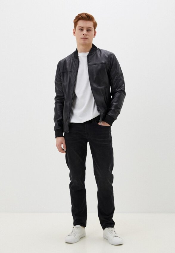 Куртка кожаная Urban Fashion for Men