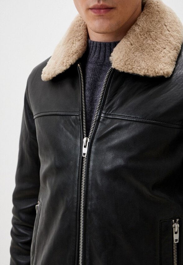 Куртка кожаная Urban Fashion for Men