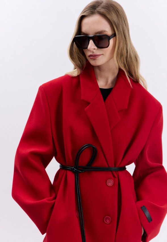 Пальто двубортное Top Top