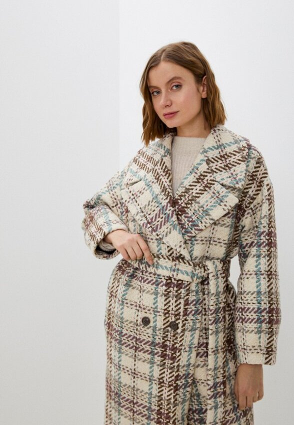 Пальто двубортное Anis