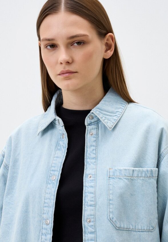 Рубашка джинсовая O'STIN