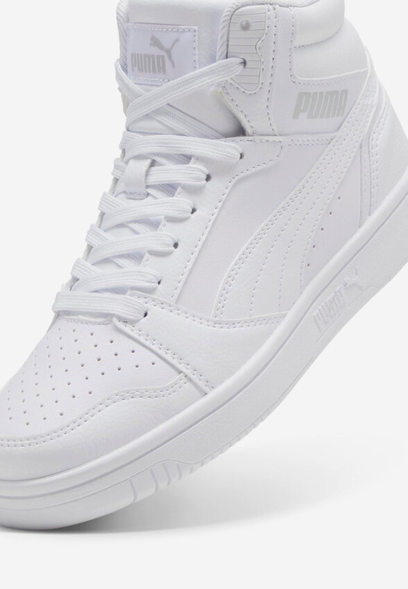 Кеды детские PUMA Rebound V6 Mid Jr, Белый
