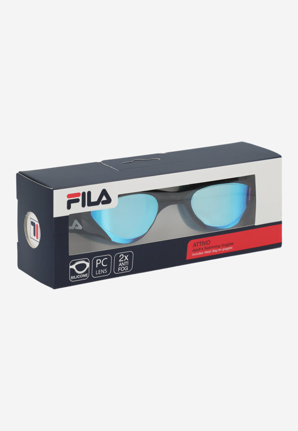 Очки для плавания FILA Attivo Mirror, Черный