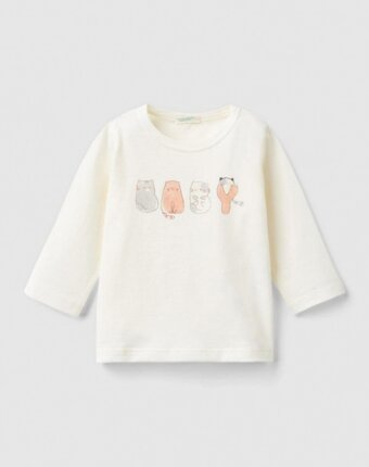 Лонгслив United Colors of Benetton детям