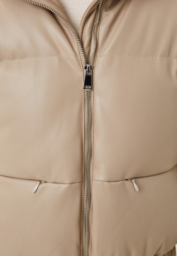 Куртка кожаная утепленная Belucci