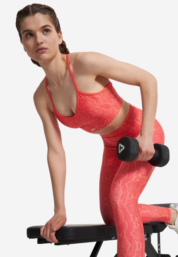 Топ бра спортивный Reebok, Оранжевый