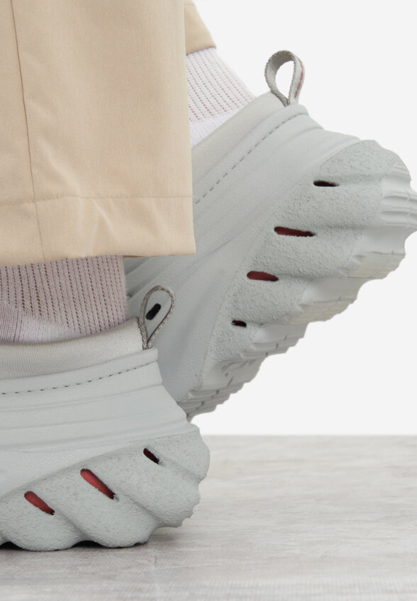 Сабо утепленные женские Crocs Echo Storm Heel Dip, Белый