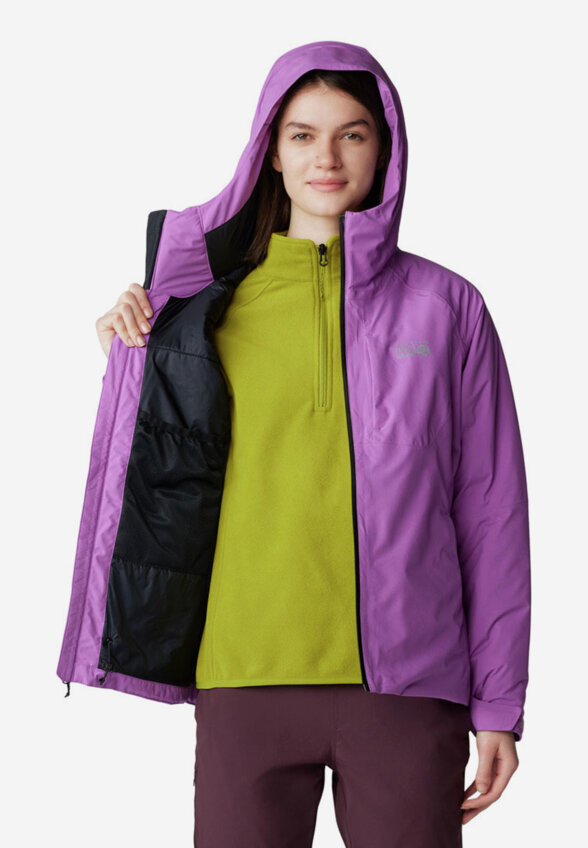 Куртка утепленная женская Mountain Hardwear Stretch Ozonic, Фиолетовый