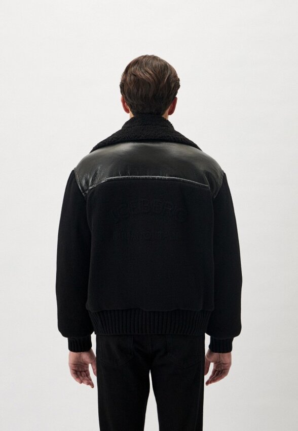 Куртка кожаная Iceberg