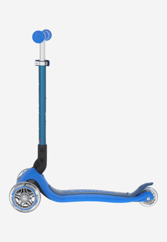 Самокат 3-х колесный детский Globber Primo Foldable Lights, Синий