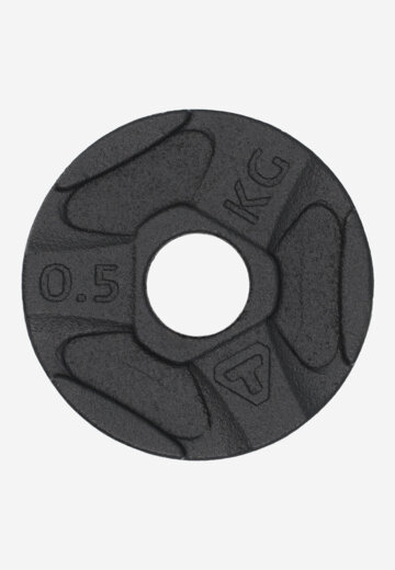 Диск 0.5 кг чугунный Torneo, Черный