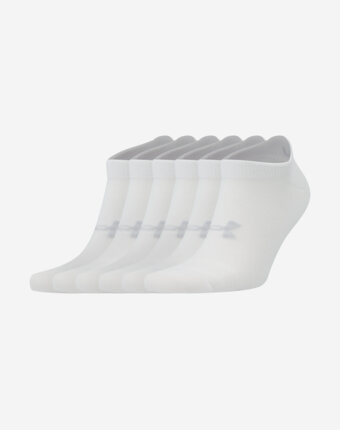 Носки Under Armour Essential No Show, 6 пар, Белый женщинам