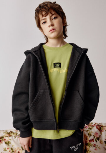Толстовка оверсайз с принтом для мальчиков