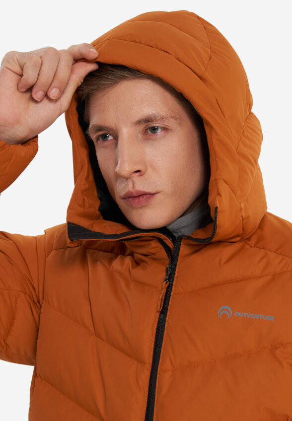 Пуховик мужской Outventure, Коричневый