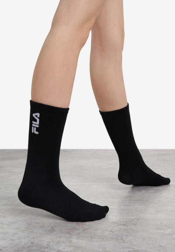 Носки для мальчиков FILA, 3 пары, Черный