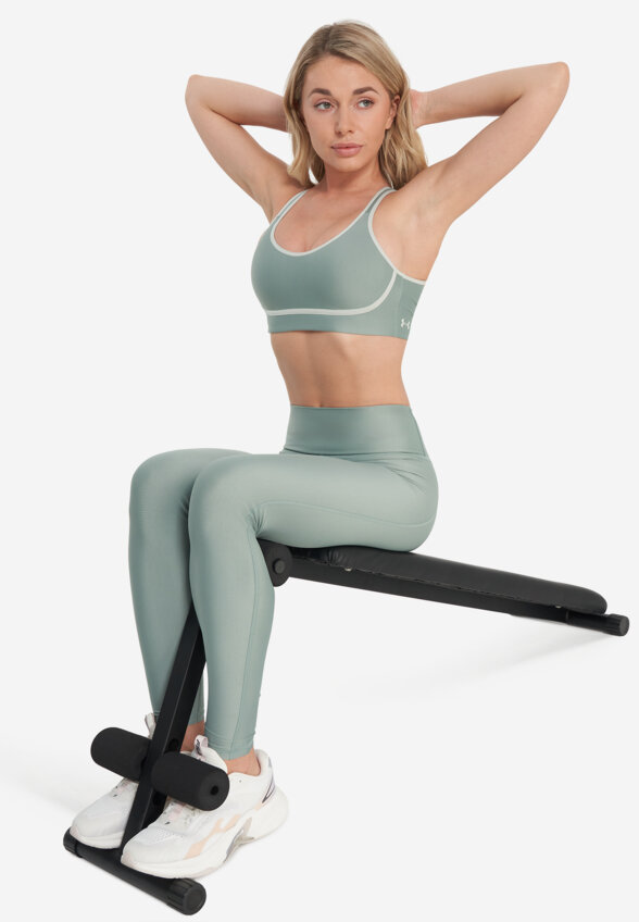Спортивный топ бра Under Armour Infinity Piped, Зеленый
