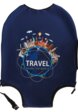 Др.Коффер LC-002S blue чехол для чемодана14  - превью