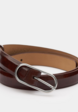 УЗКИЙ РЕМЕНЬ С ОВАЛЬНОЙ ПРЯЖКОЙ1  - превью