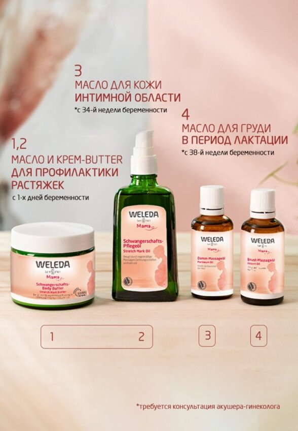 Масло для тела Weleda