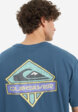 Футболка мужская оверсайз Quiksilver Crystal Jet, Синий6  - превью