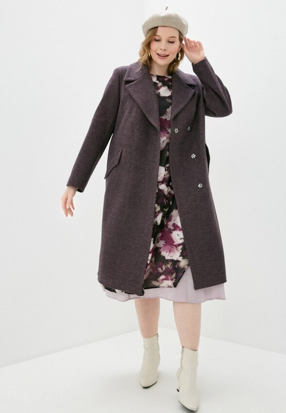 Пальто однобортное Ovelli