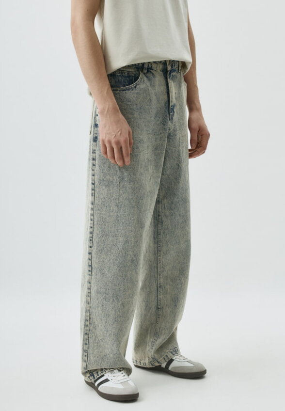 Джинсы WIDE LEG со средней посадкой