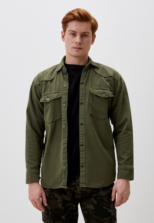 Рубашка джинсовая Gaxgax