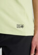 Футболка женская Mountain Hardwear Crater Lake Short Sleeve, Зеленый5  - превью
