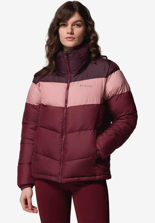 Куртка утепленная женская Columbia Puffect II Colorblock Jacket, Красный