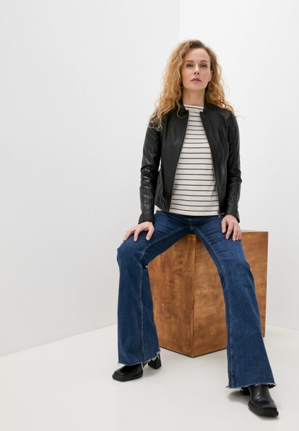 Куртка кожаная Снежная Королева