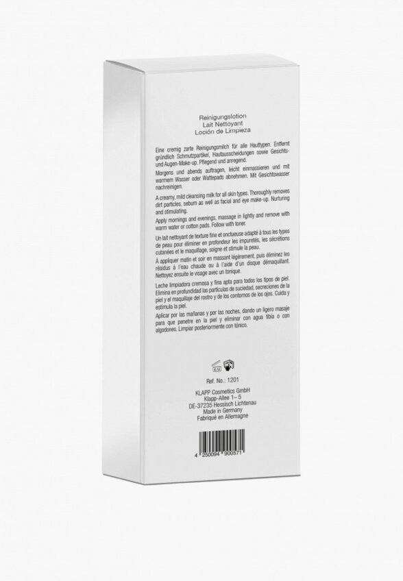 Молочко для лица Klapp