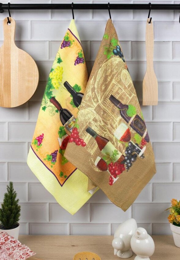 Набор полотенец кухонных Wellness