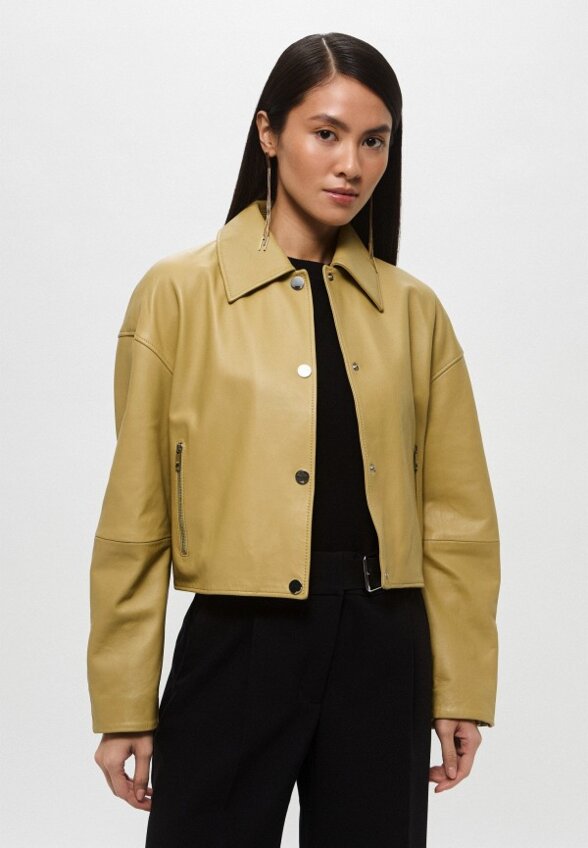 Куртка кожаная Boss