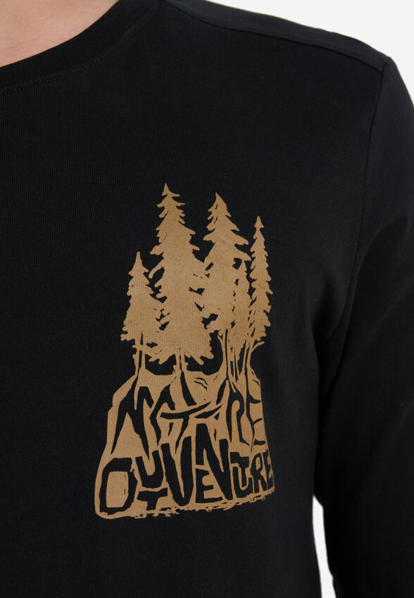 Лонгслив мужской Outventure, Черный