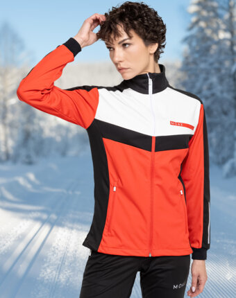 Куртка для беговых лыж женская Moaxsport Sirius, Красный женщинам
