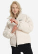 Пуховик женский оверсайз Termit, Бежевый1  - превью