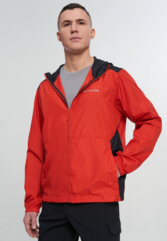 Ветровка мужская Columbia Discovery Loop Windbreaker, Красный