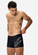 Плавки-шорты мужские Speedo Medley Logo Aquashort Blk/Red, Черный1  - превью