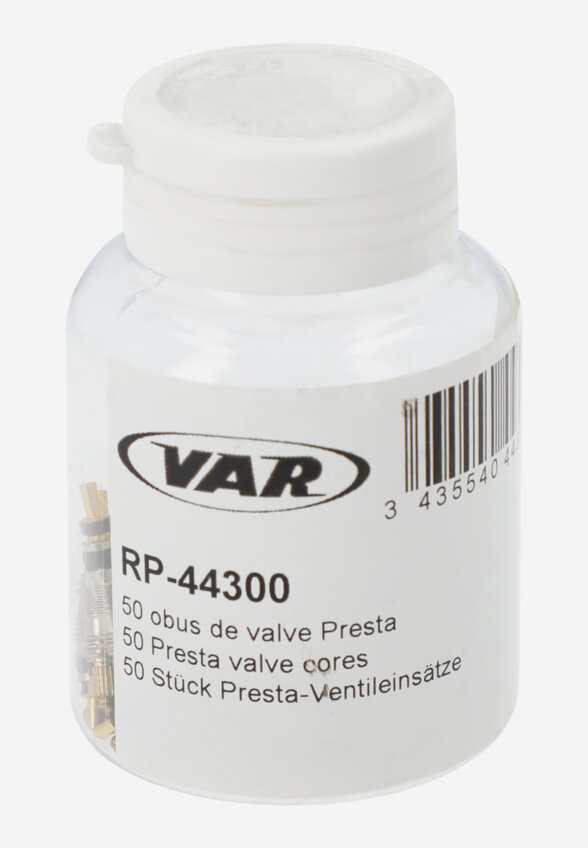 Ниппель велокамеры VAR RP44300, 50 шт, Золотой