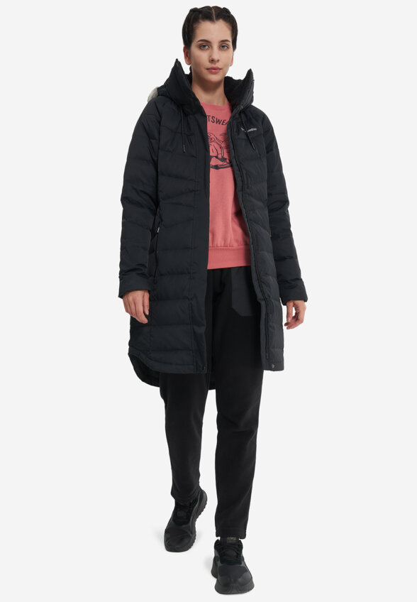Пуховик женский Columbia Belle Isle II Mid Down Jacket, Черный