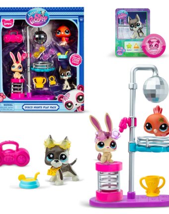 Игровой набор LITTLEST PET SHOP "Дискотека", с аксессуарами детям