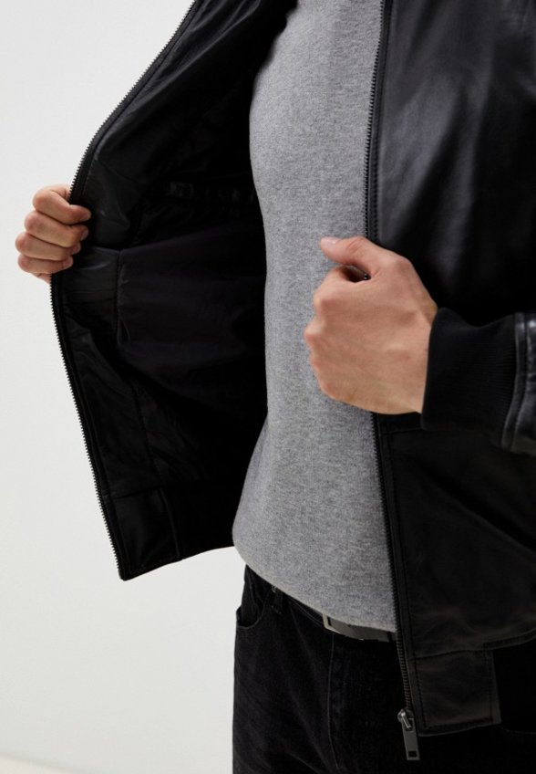 Куртка кожаная Urban Fashion for Men