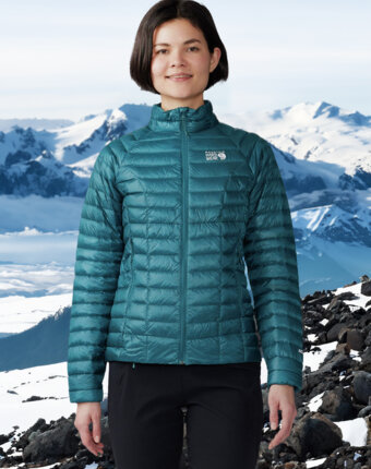 Пуховик женский Mountain Hardwear Ghost, Голубой женщинам