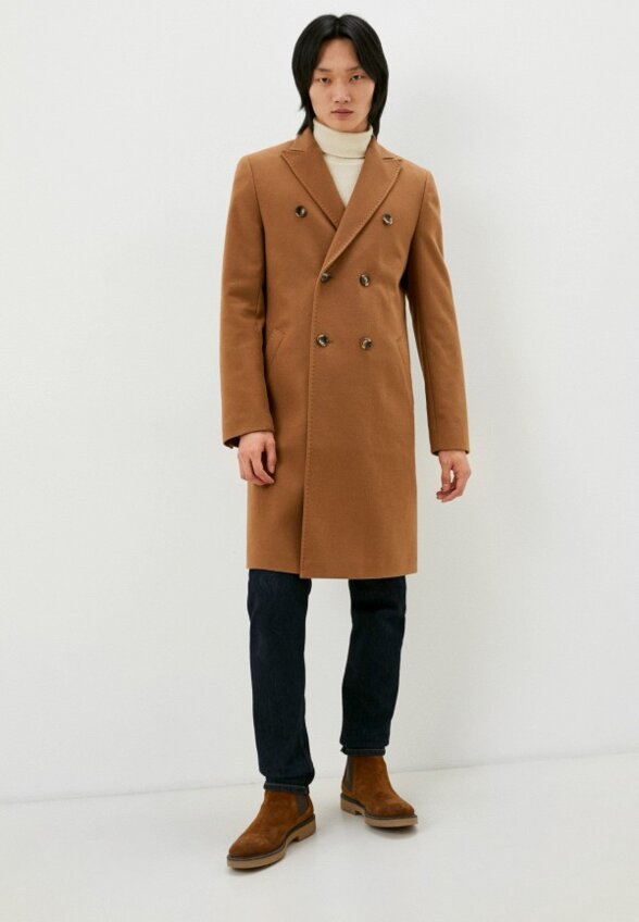 Пальто двубортное Berkytt