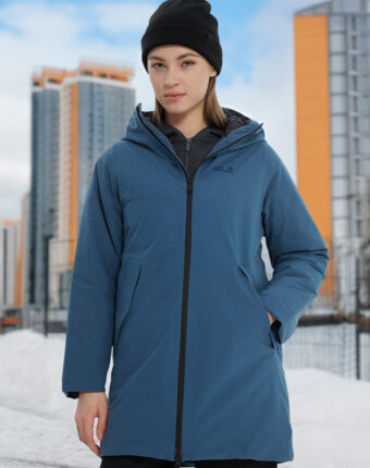 Куртка утепленная женская Jack Wolfskin Frost Haven, Синий женщинам