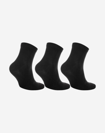 Носки Columbia New Cotton Quarter Socks, 3 пары, Черный женщинам
