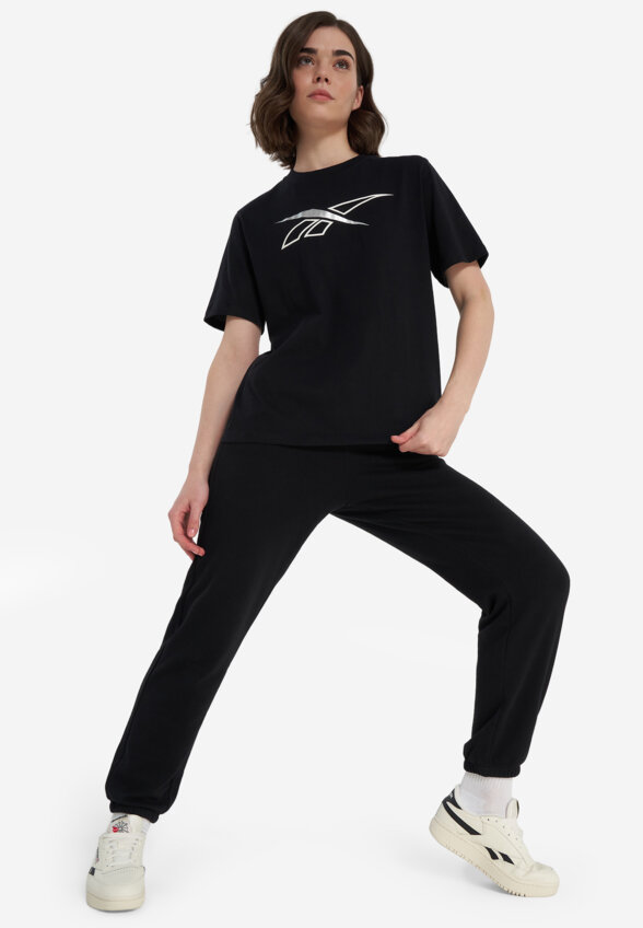 Футболка женская Reebok Brielle Crew, Черный