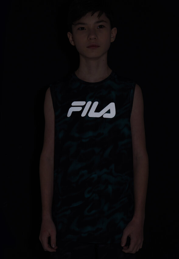 Майка для мальчиков FILA, Черный