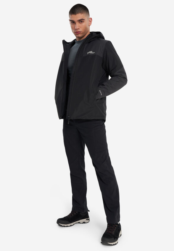 Куртка утепленная мужская Jack Wolfskin Jasper, Черный